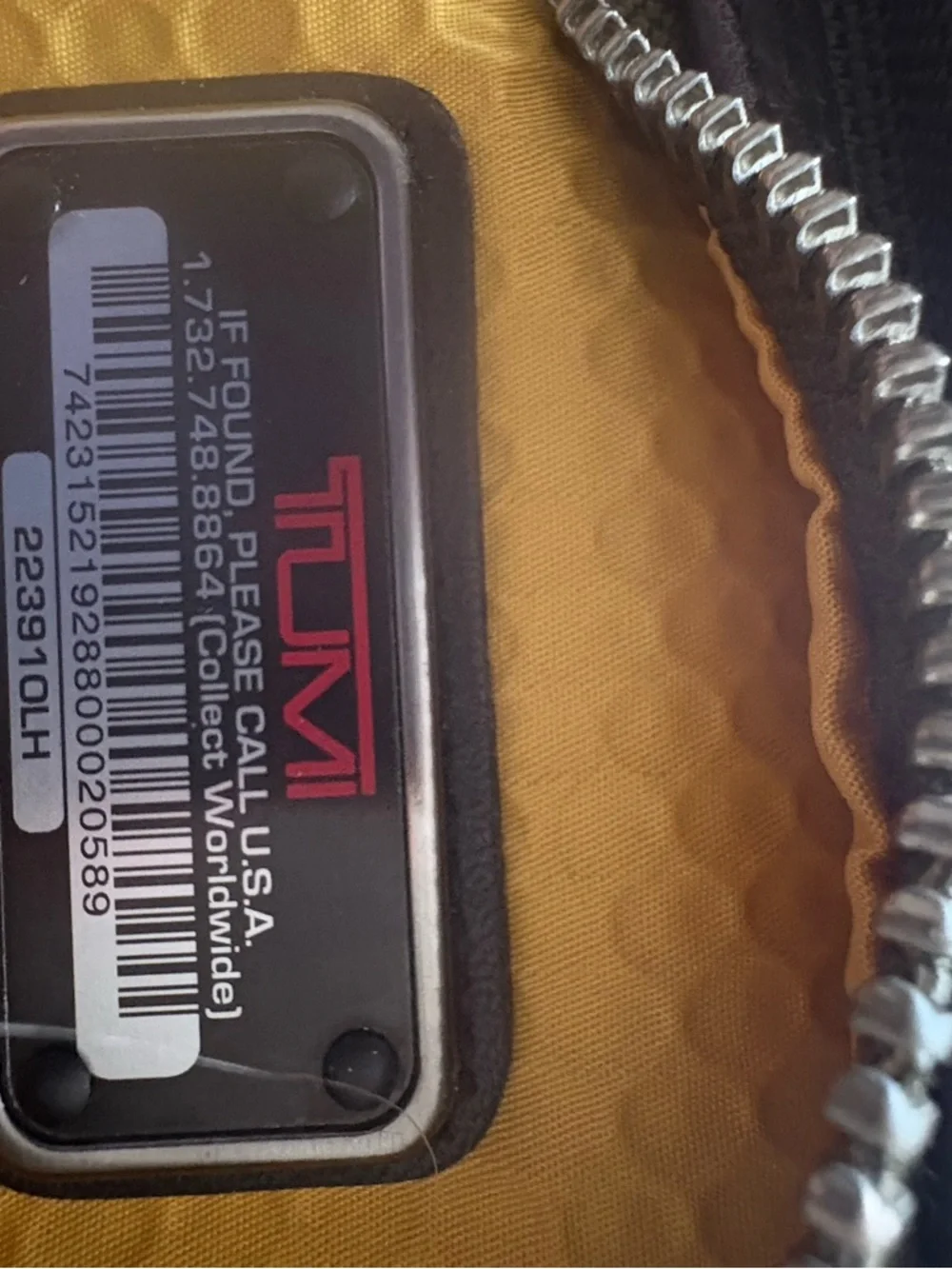 Tumi Olive Green Travel dopp kit